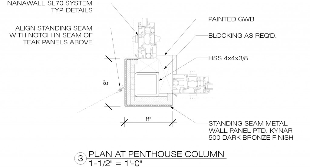 576 Vanderbilt_PENTHOUSE_DOB Set_POST OBJ_MODIFIED PLANS - Drafting View - Plan at Col-01