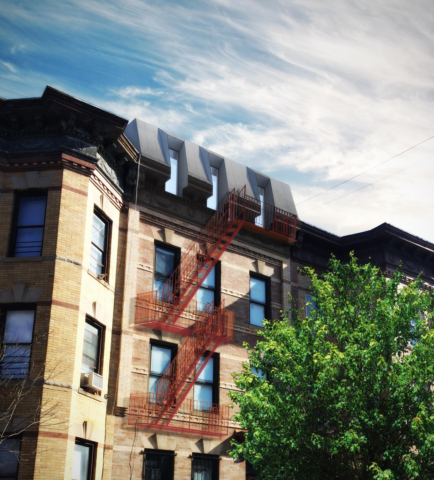 EXPANDING AND CONVERTING EXISTING TOWNHOUSES INTO MULTIPLE DWELLING